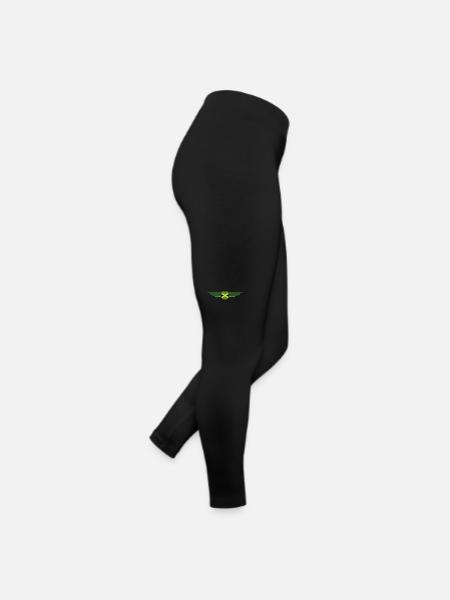 Ich liebe Jamaika, Outfit T-Shirt Design Geschenk - Frauen Jersey Leggings - Schwarz - Rechts