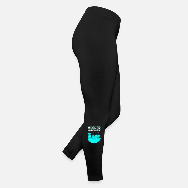 Mushing Sled Chiens Chien Sled Cadeau Legging en jersey Femme