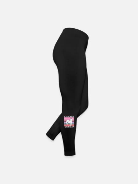 Bull Terrier Chien Maman Chien Propriétaire Cadeau - Legging en jersey Femme - noir - Droite