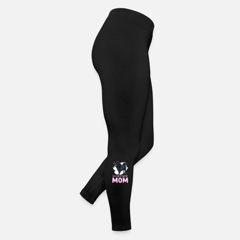 Schipperke Mom Dog Mama Dog Owner Gift Women’s Jersey Leggings