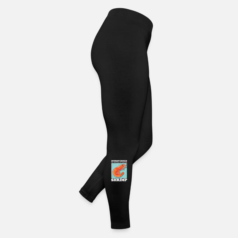 Crabe Crevette Crabe Lover Crabe Cadeau Legging en jersey Femme