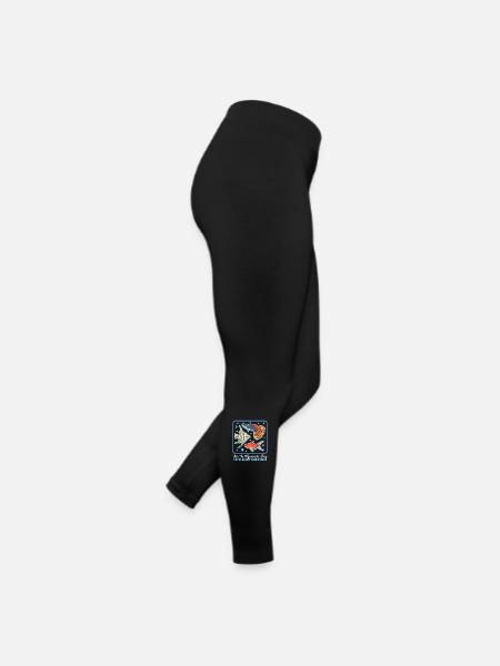Aquarium Aquarist Aquaristics Ornamental Fish Gift - Women’s Jersey Leggings - black - Right