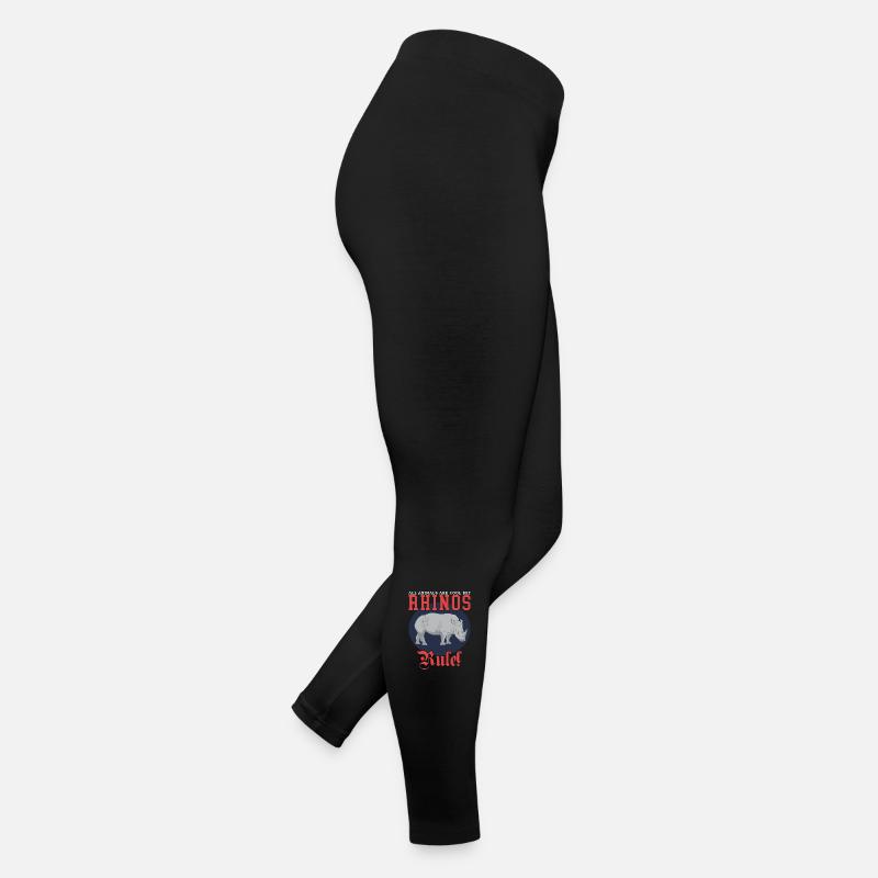 Nashorn lustig Rhinozeros Nashörner Geschenk Frauen Jersey Leggings