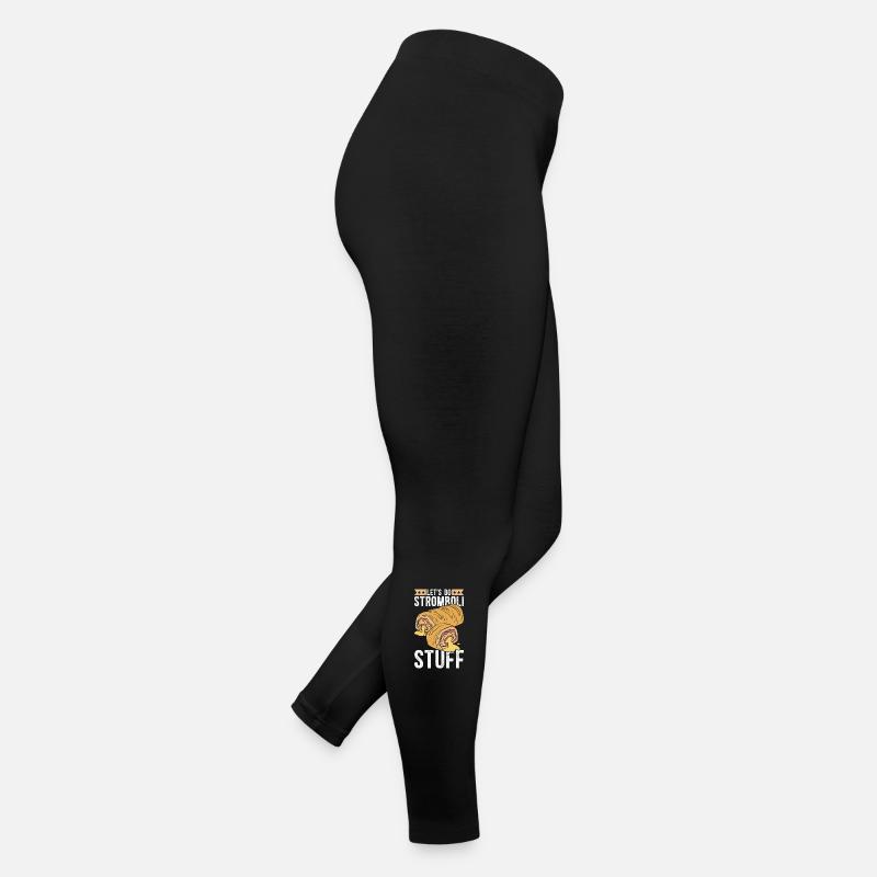 Stromboli Pizza Calzone Strombolis Geschenk Frauen Jersey Leggings
