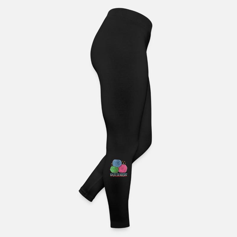 Häkeln Häkelgarn Häklerin Häkelt Geschenk Frauen Jersey Leggings