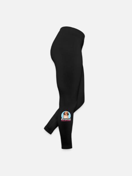Puggle Dog Mom Dog Owner Gift - Women’s Jersey Leggings - black - Right