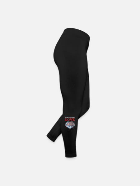 chasseur chasse permis cadeau - Legging en jersey Femme - noir - Droite