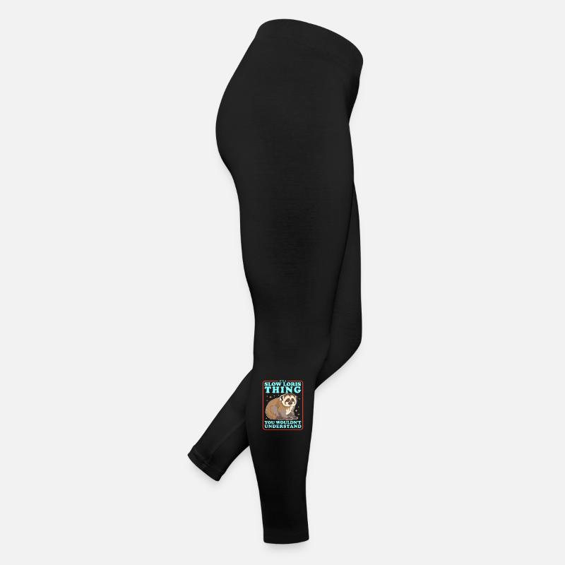Slow Lorises Funny Slow Lorises Gift Women’s Jersey Leggings