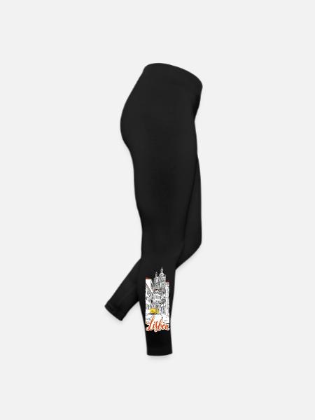 Lisbon - Women’s Jersey Leggings - black - Right