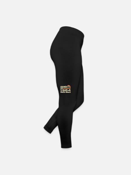 Legendär Seit 1964 - Absolut Einmalig - Frauen Jersey Leggings - Schwarz - Rechts