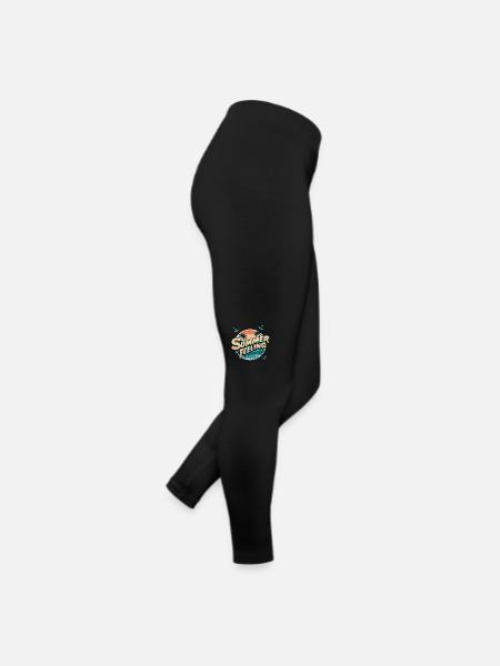 Summer feeling - Women’s Jersey Leggings - black - Right