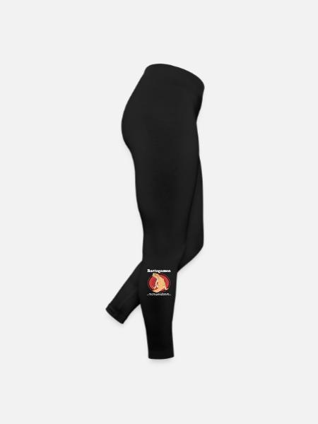 Bartagame Bartagamen Reptilien Geschenk - Frauen Jersey Leggings - Schwarz - Rechts