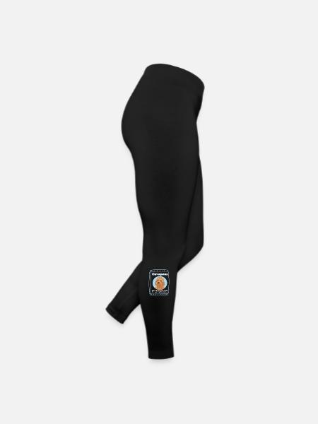 Chien Cavapoo | Cadeau du propriétaire de chien Cavoodle - Legging en jersey Femme - noir - Droite