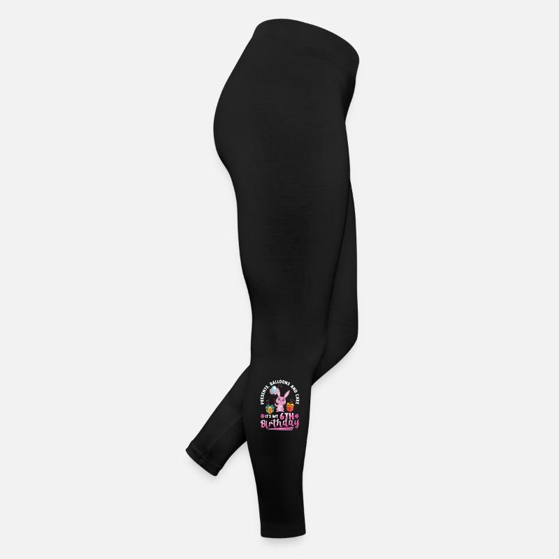 6. Geburtstag 6 Jahre alt Geschenkidee Geschenk Frauen Jersey Leggings