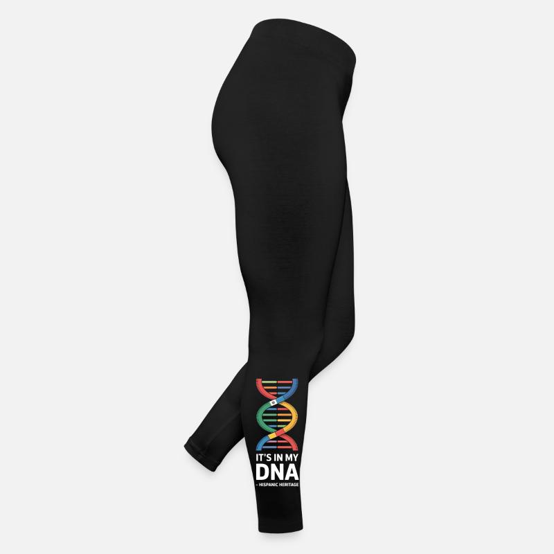 Its In My DNA Hispanic Heritage Pride Women’s Jersey Leggings