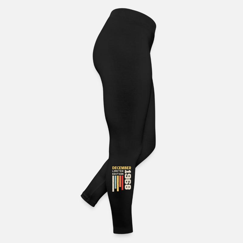 Dezember 1968 - Dezember 1968 Geburtstagsgeschenk Frauen Jersey Leggings
