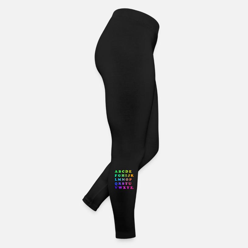 Alfabet Jersey leggings til damer