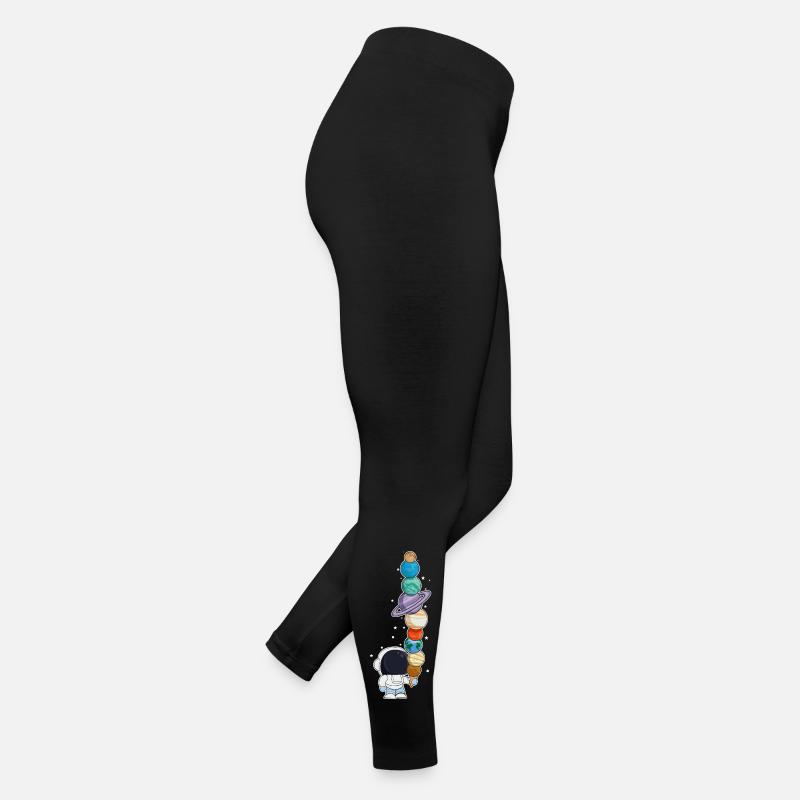 Astronaut mit Eis Frauen Jersey Leggings