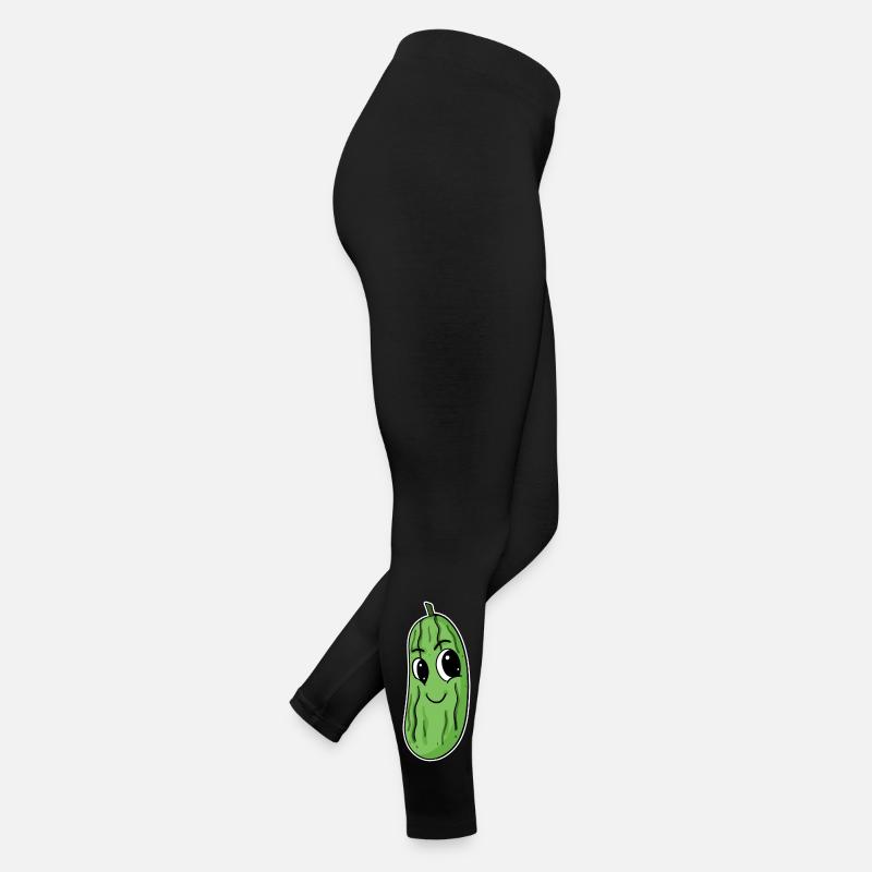 Cucumber Motif Women’s Jersey Leggings