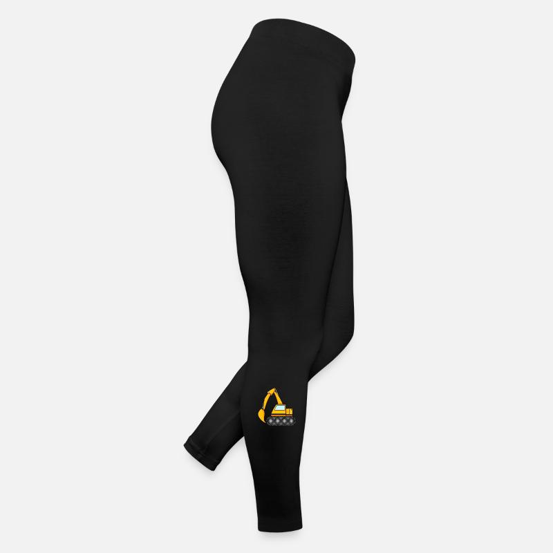 Pelle à godets excavatrice machine de construction de pelle Legging en jersey Femme