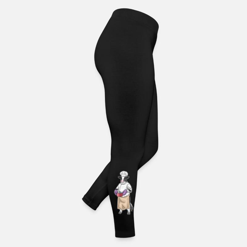 Cow Cook Marmite Cuisson Legging en jersey Femme