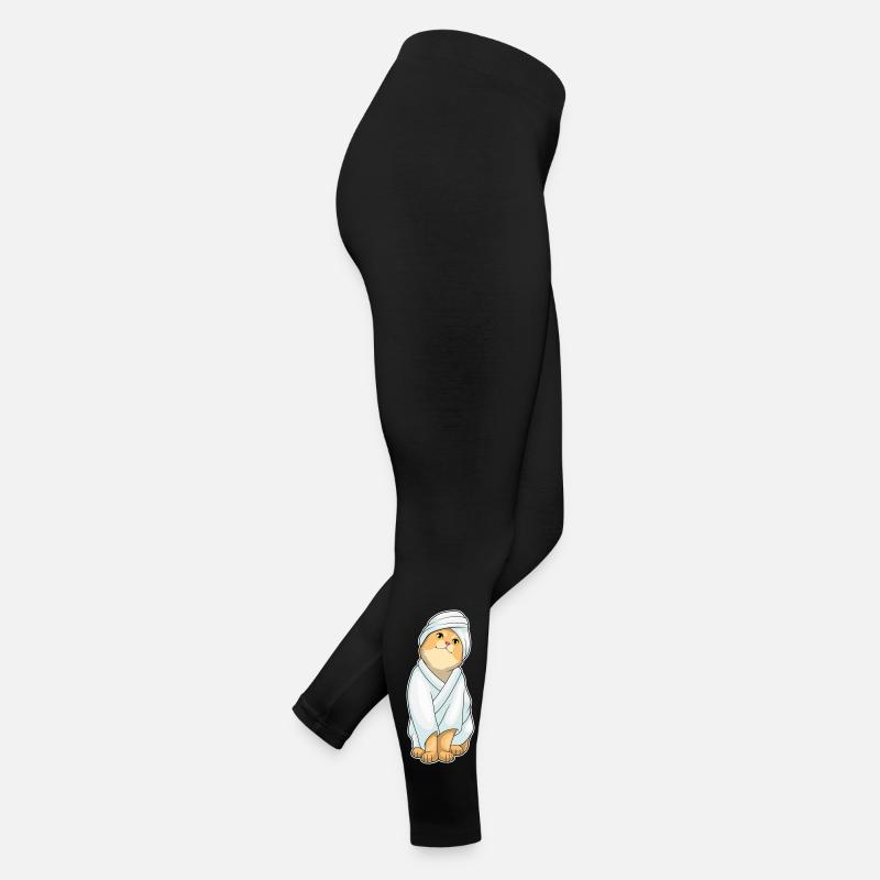 Cat bathing bathrobe Women’s Jersey Leggings