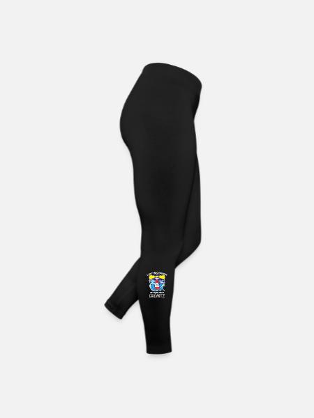 Grömitz Spruch - Frauen Jersey Leggings - Schwarz - Rechts