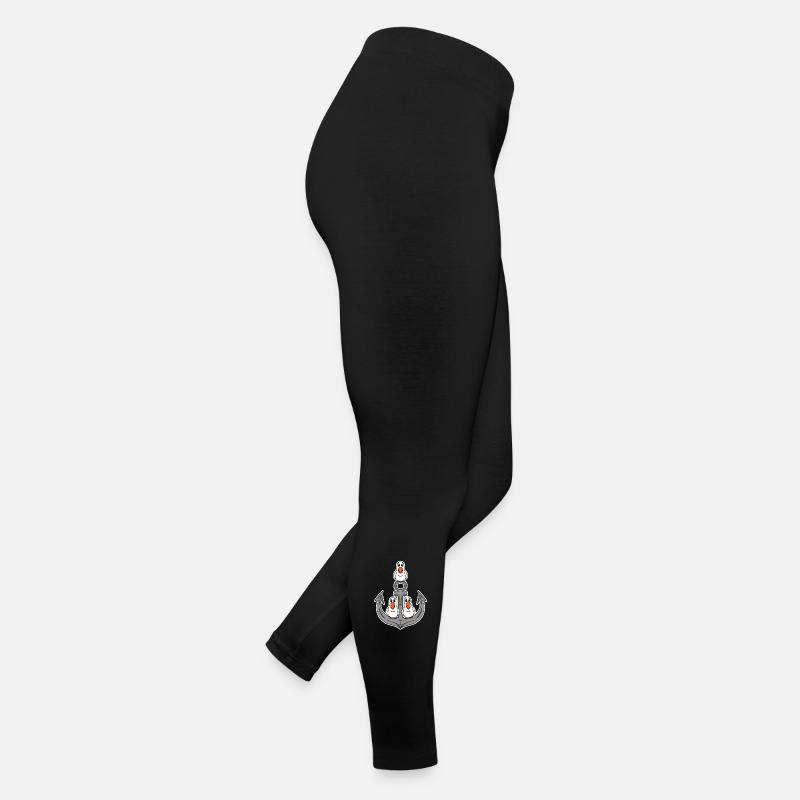 Möwen Möwe Anker Frauen Jersey Leggings