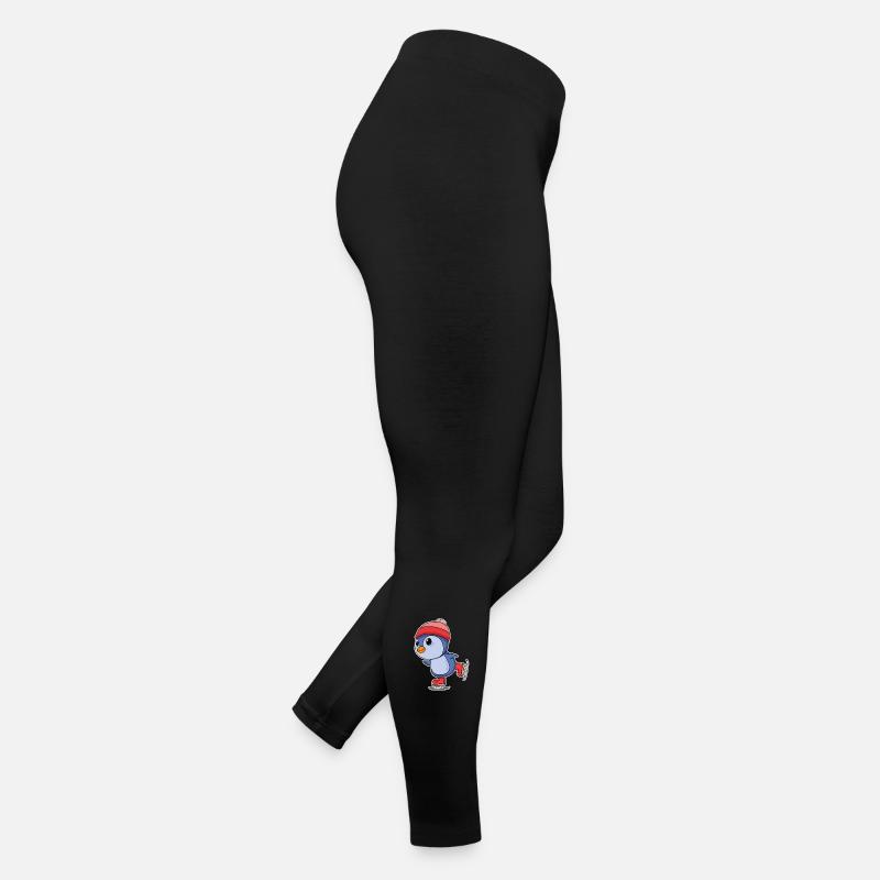 Pinguin Pinguine Seevogel Seevögel Eislaufen Frauen Jersey Leggings