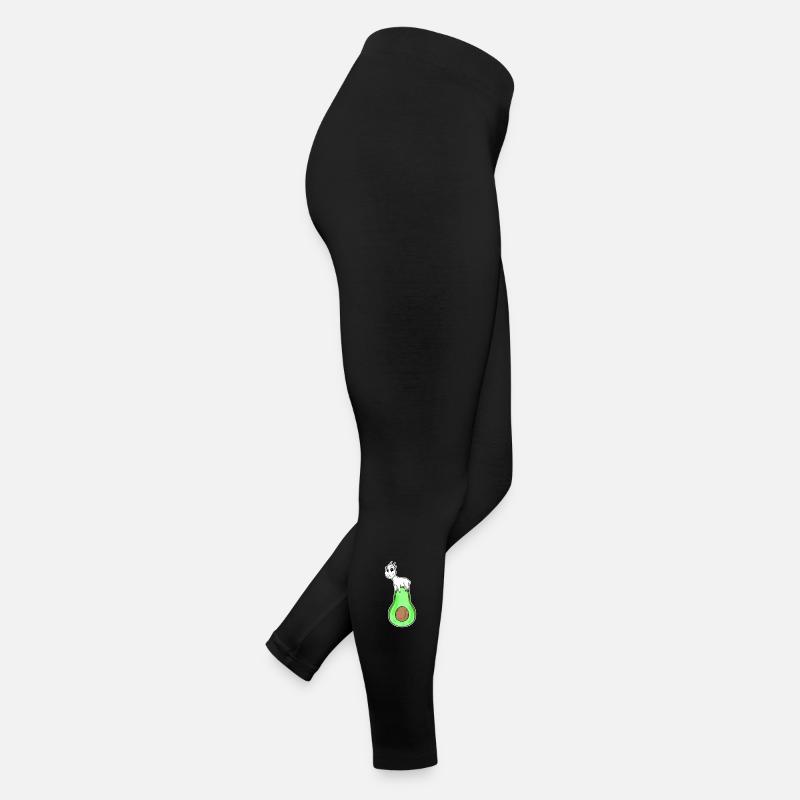 Ziegenbock auf Avocado Frauen Jersey Leggings