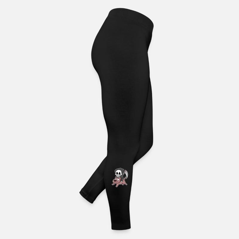 Grim Reaper Dog Women’s Jersey Leggings
