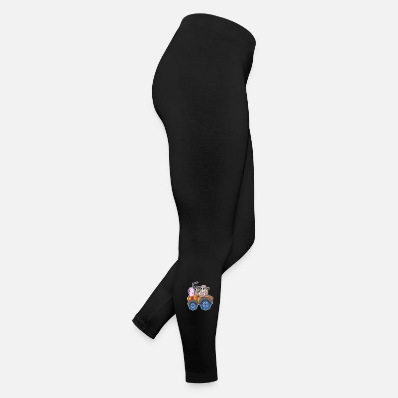 Tractor Tractor Cute Animals Women’s Jersey Leggings