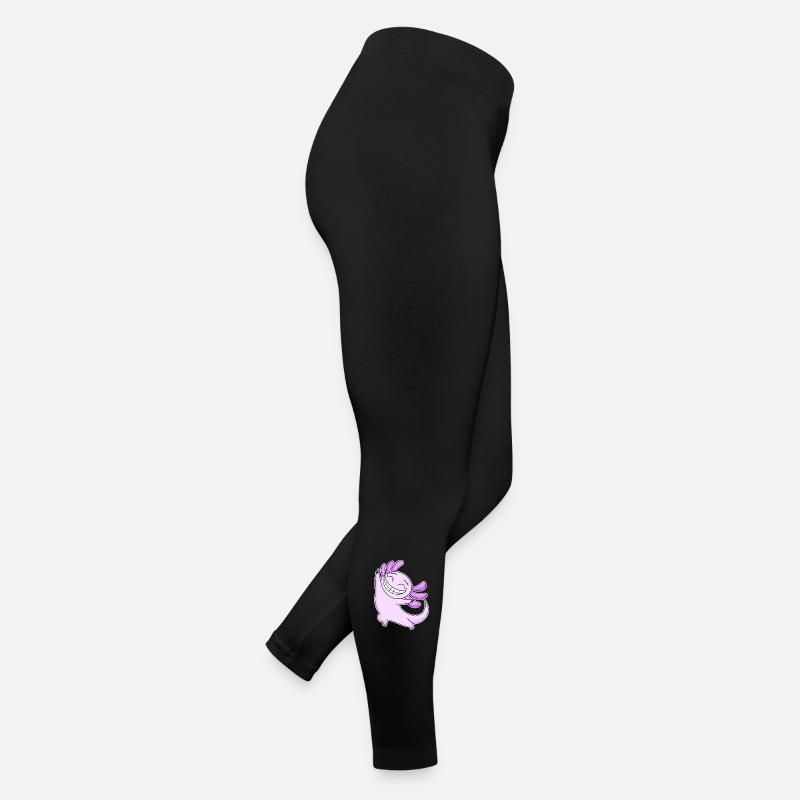 Glücklicher Axolotl Frauen Jersey Leggings