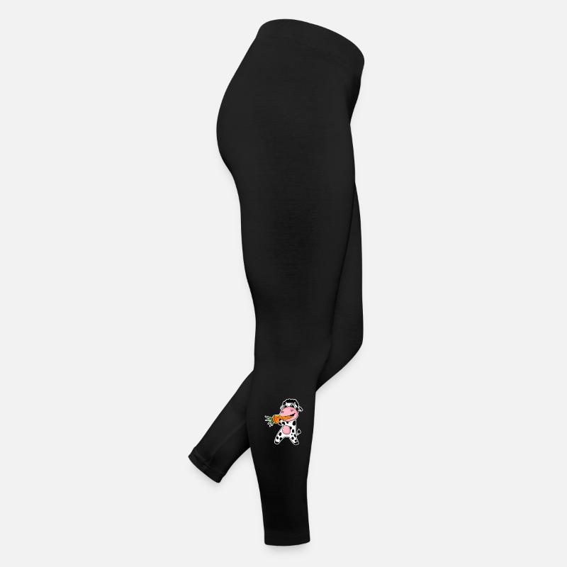 Kuh isst Karotte Frauen Jersey Leggings