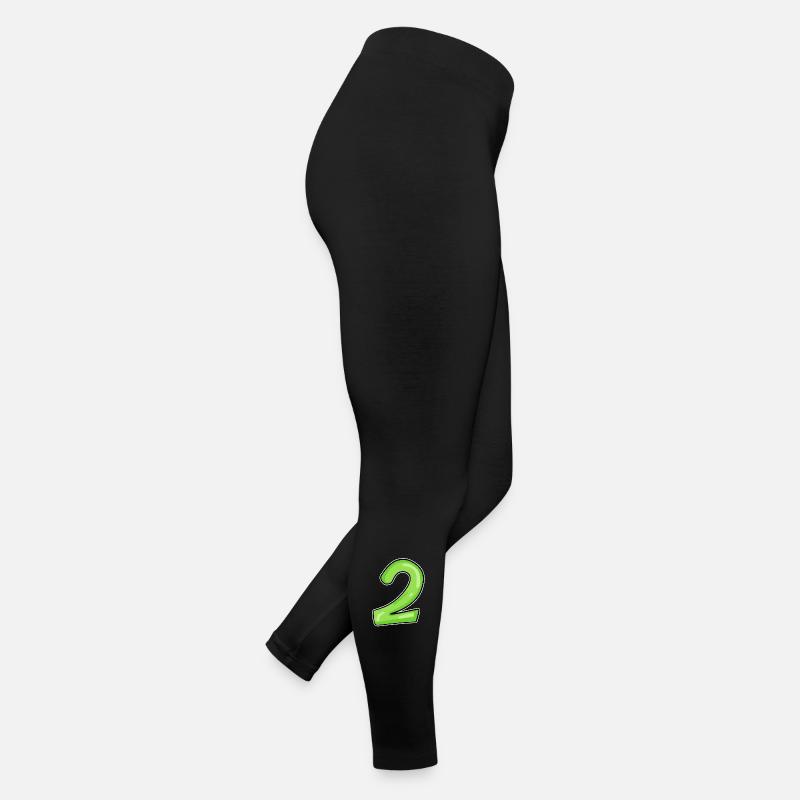 2 - Numéro - Numéro Deux - 2 vert Legging en jersey Femme