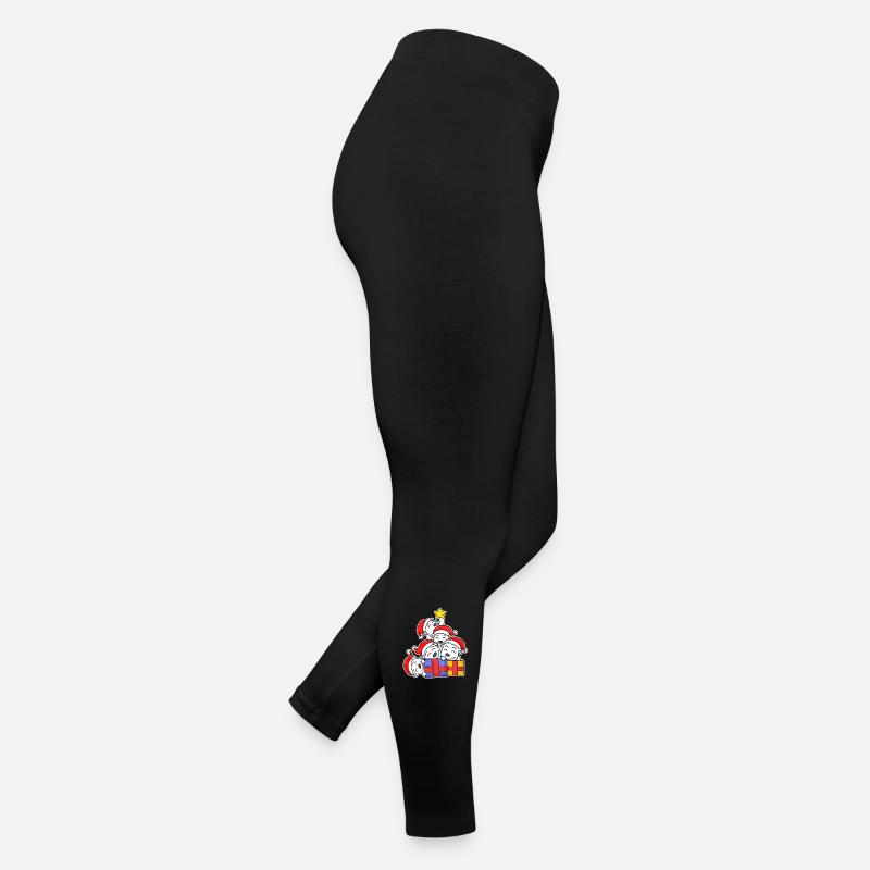 Bär Weihnachtsbaum Weihnachten Eisbär Polarbär Frauen Jersey Leggings