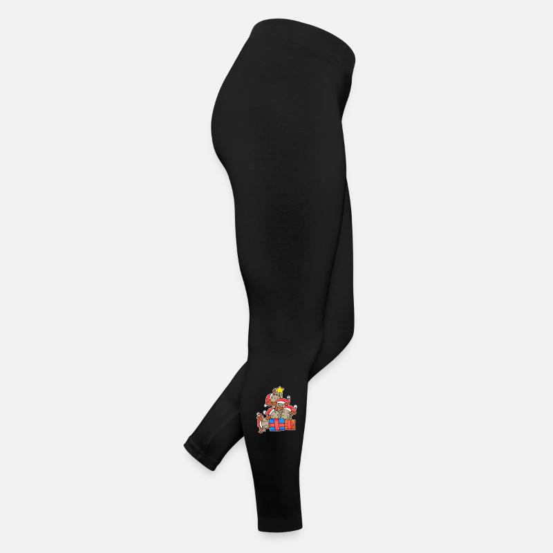 Elch Weihnachtsbaum Weihnachten Frauen Jersey Leggings
