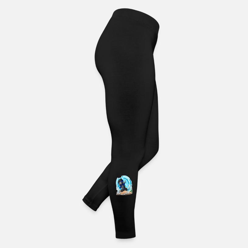 Ninja Motiv Frauen Jersey Leggings