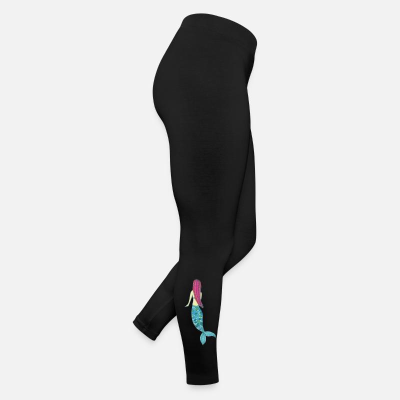 Mermaid Impressionism Women’s Jersey Leggings
