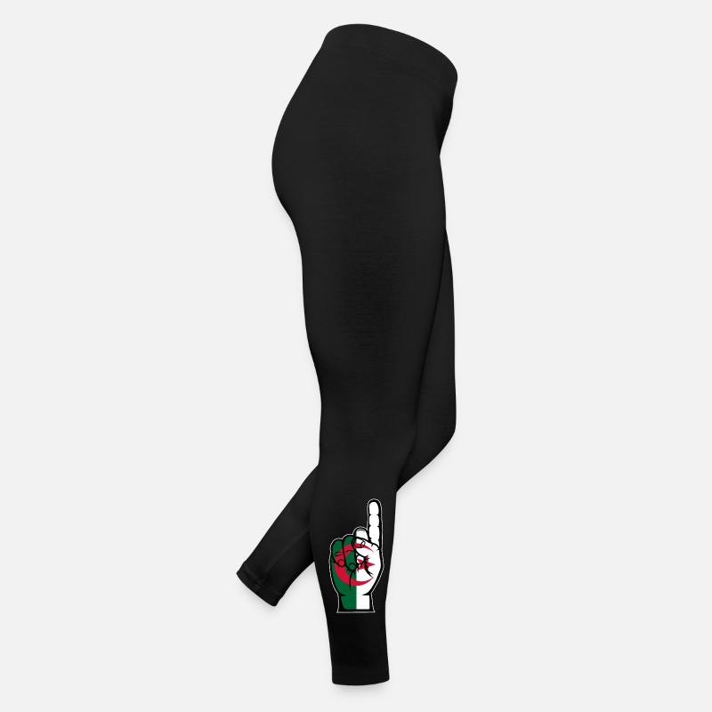 Drapeau algérien numéro 1 Legging en jersey Femme