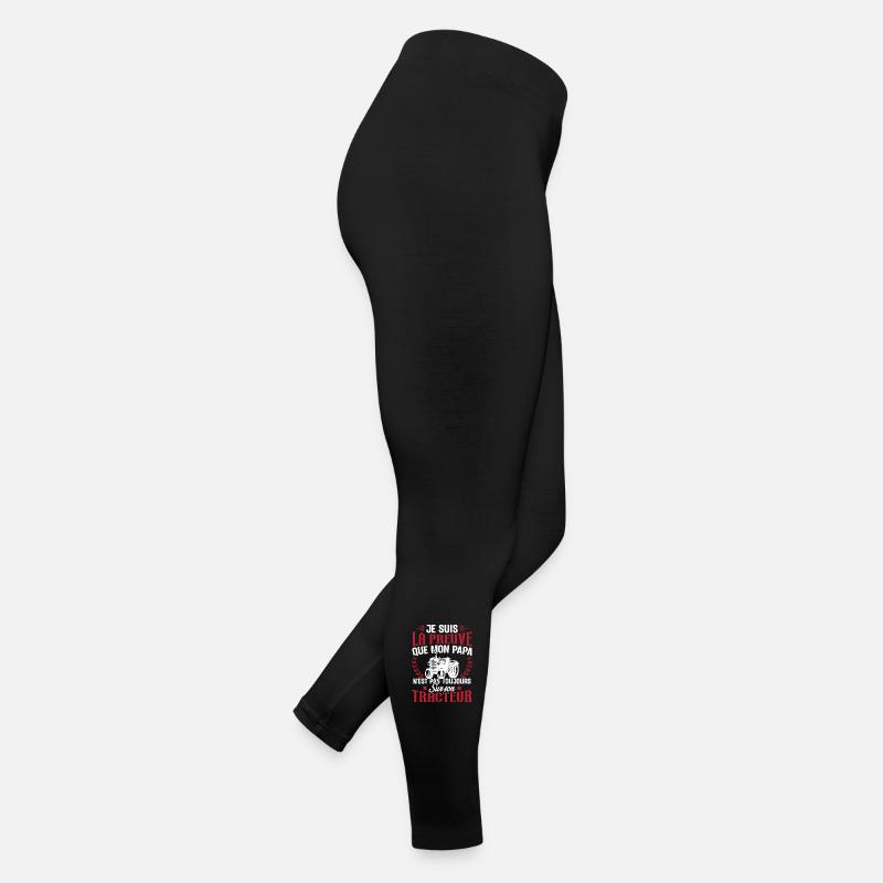 Je suis la preuve que mon papa tracteur Legging en jersey Femme