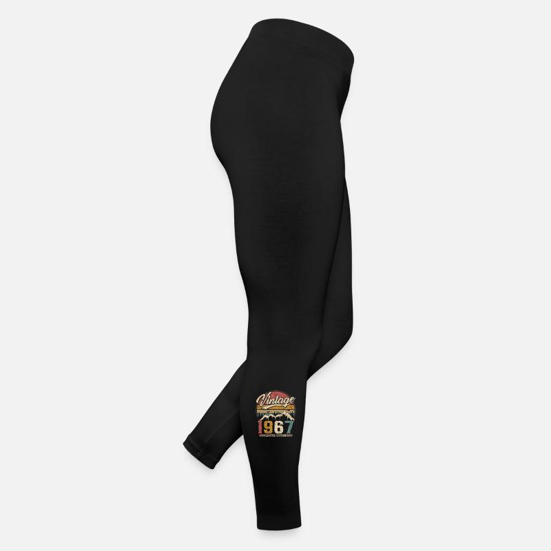 Vintage 1967 Limited Edition Geburtstagsgeschenk Frauen Jersey Leggings
