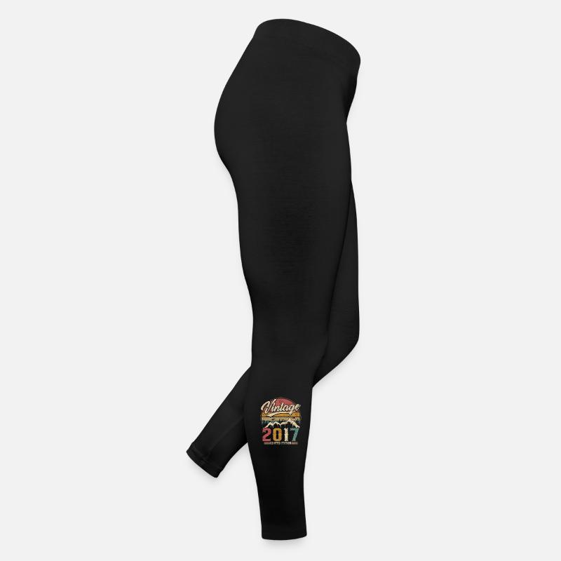 Vintage 2017 Limited Edition Geburtstagsgeschenk Frauen Jersey Leggings