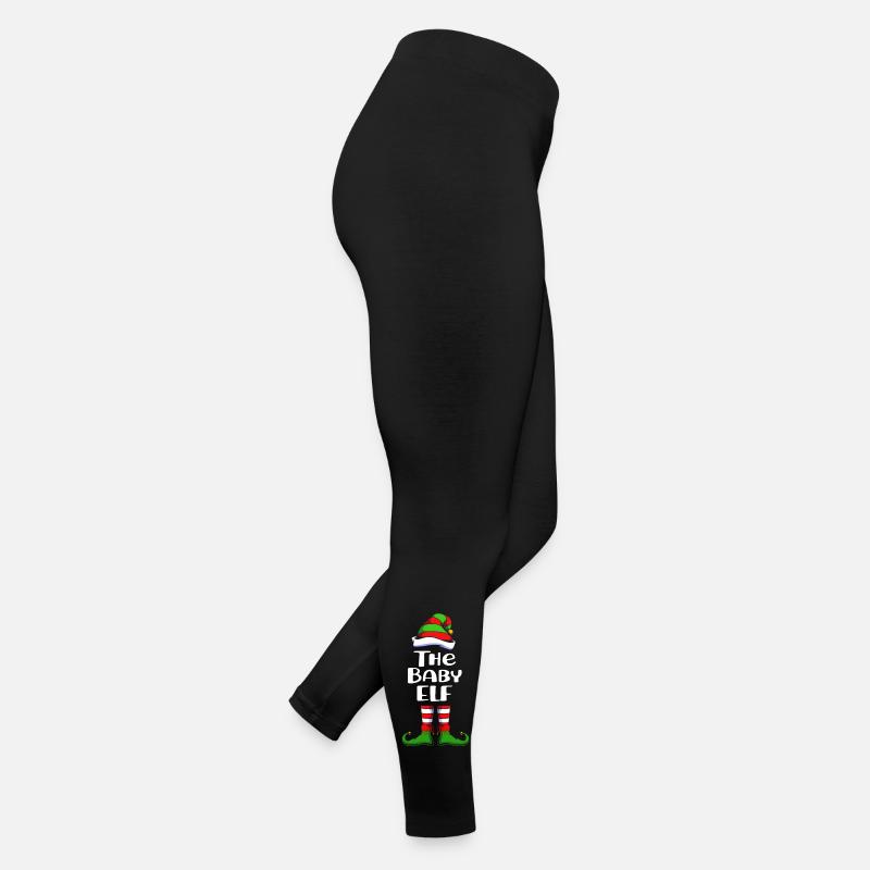 Baby Nachwuchs Elfe Elf Weihnachtsgeschenk Frauen Jersey Leggings