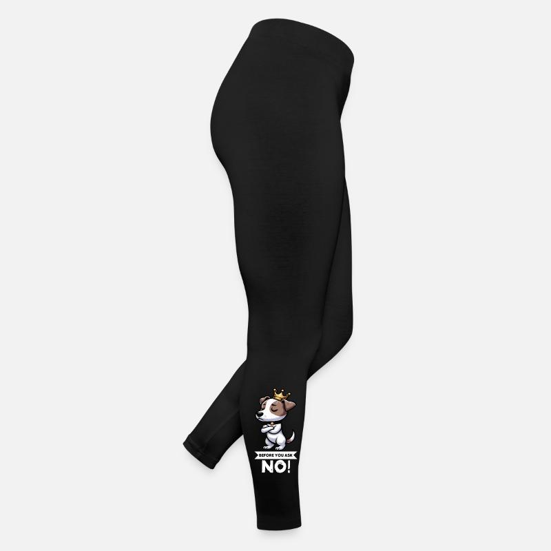 Avant de demander Jack Russel terrier Jack Russel chien Legging en jersey Femme