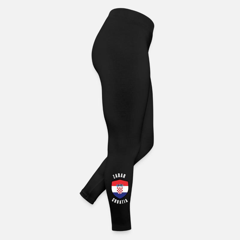 Kroatisches Schildflaggendesign Frauen Jersey Leggings