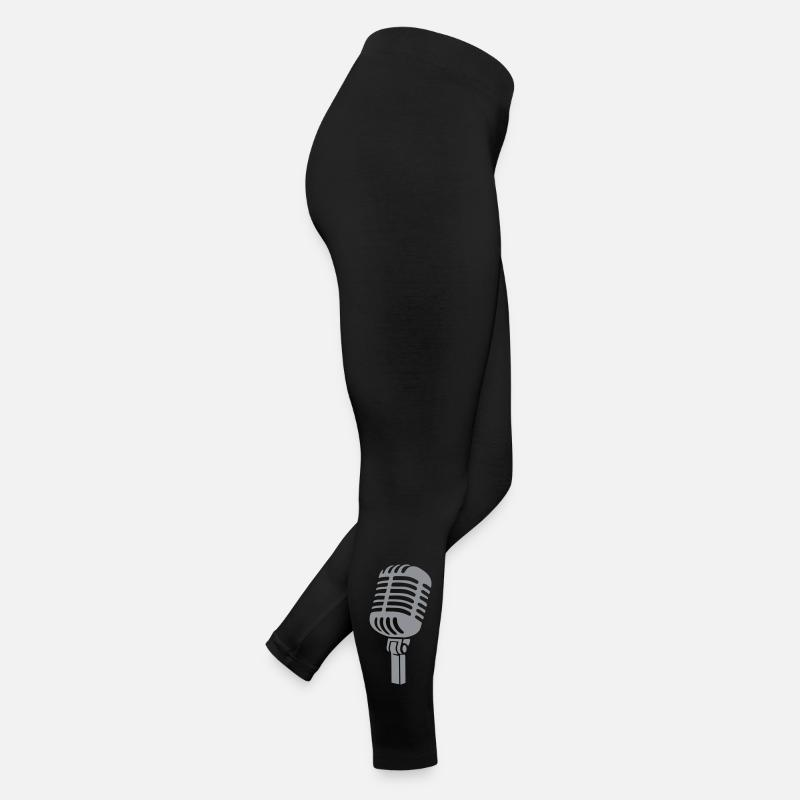Microphone Singer Microphone Musician Music Women’s Jersey Leggings