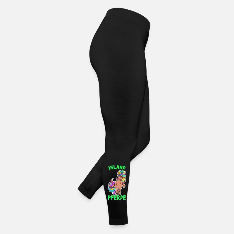 Pferde Pony Islandpferde Isländer Spruch Pferdefan Frauen Jersey Leggings