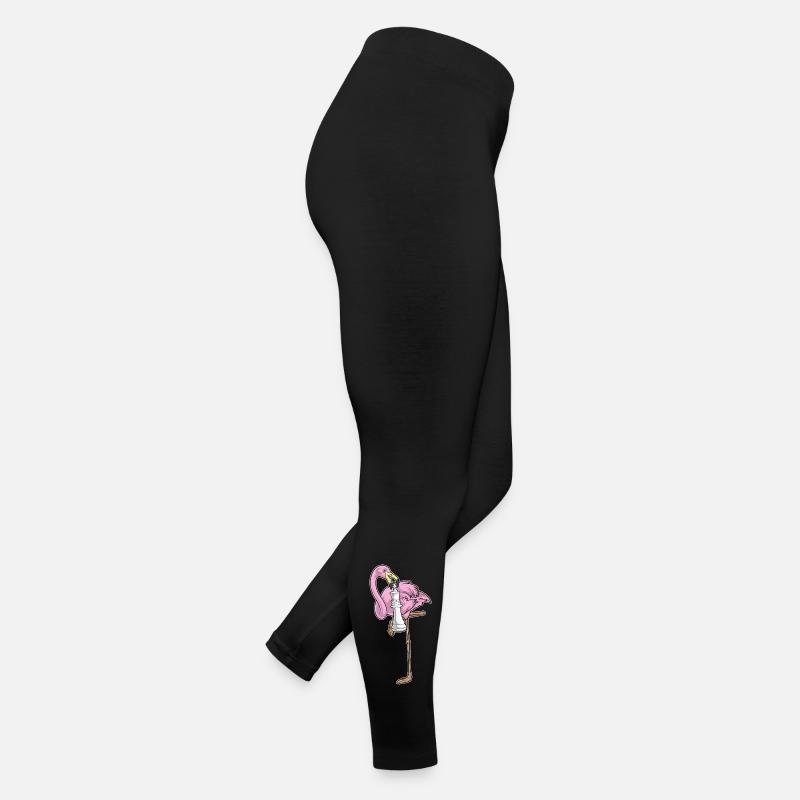 Flamingo Chess Piece King Chess Legging en jersey Femme