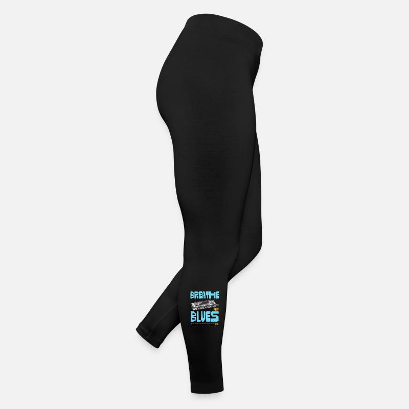 Blues On Harmonica Women’s Jersey Leggings